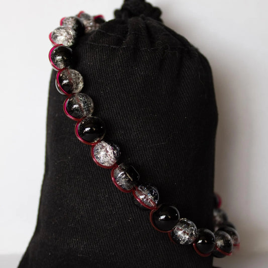 Black and Clear Bracelet
