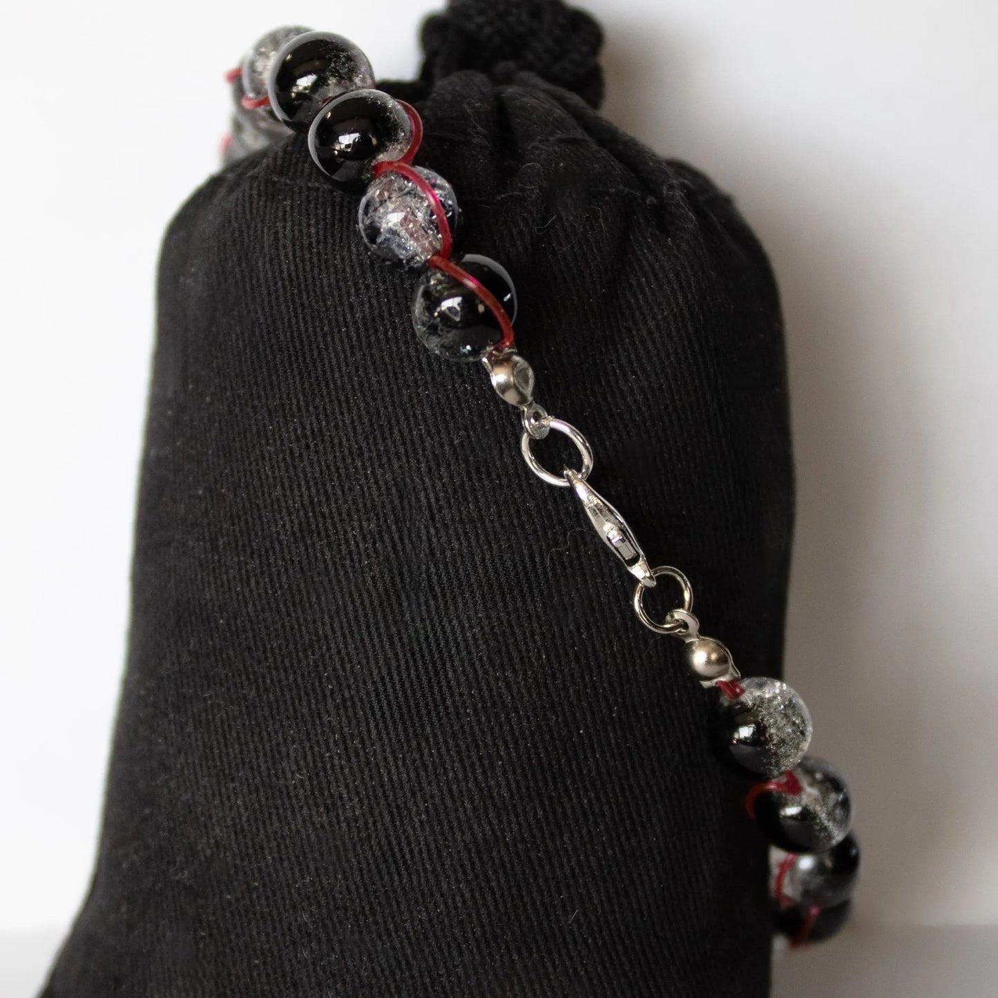Black and Clear Bracelet