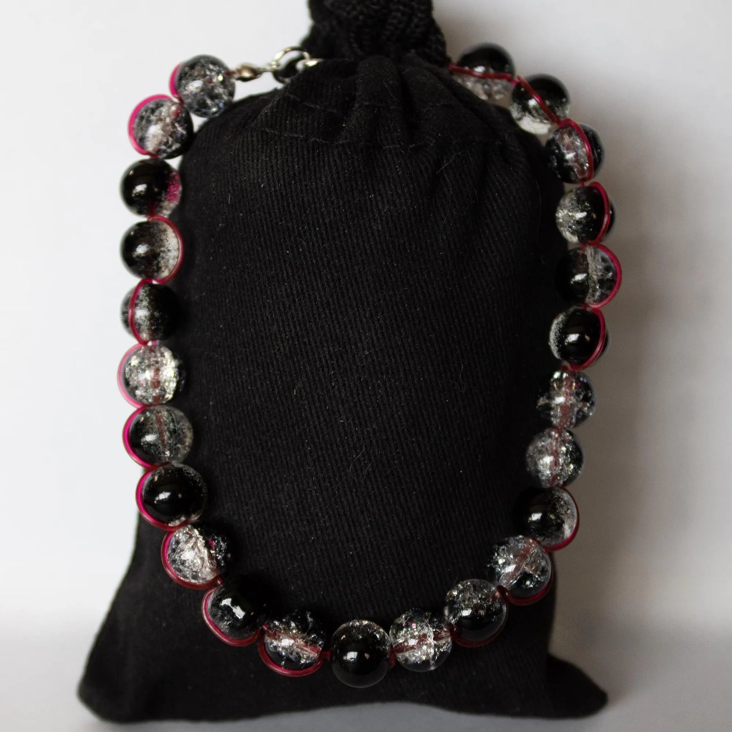 Black and Clear Bracelet