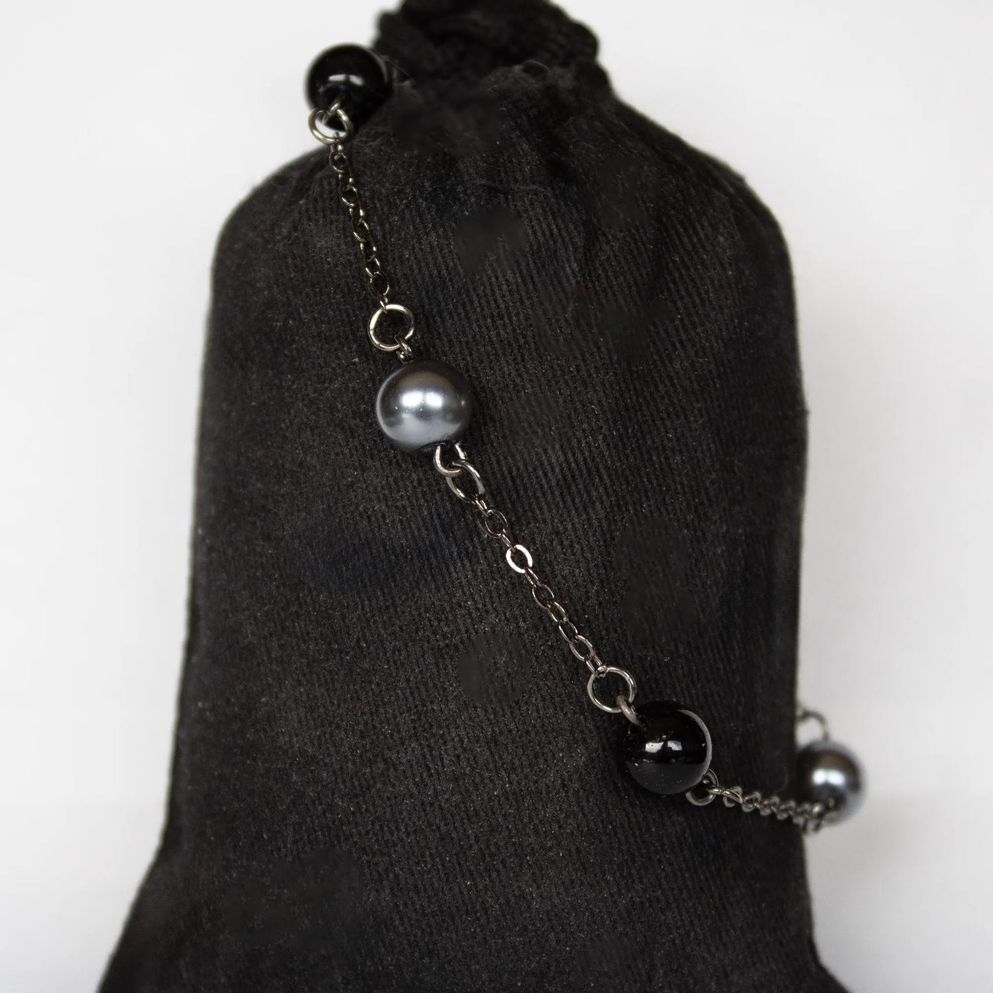 Black and Silver Bracelet