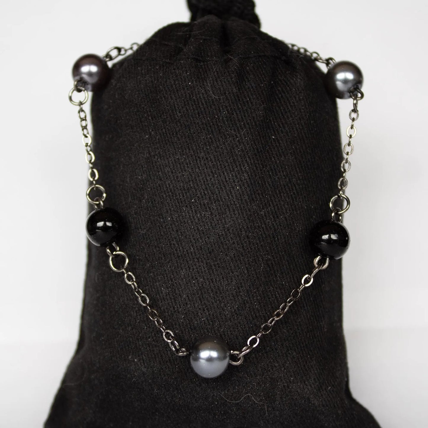 Black and Silver Bracelet