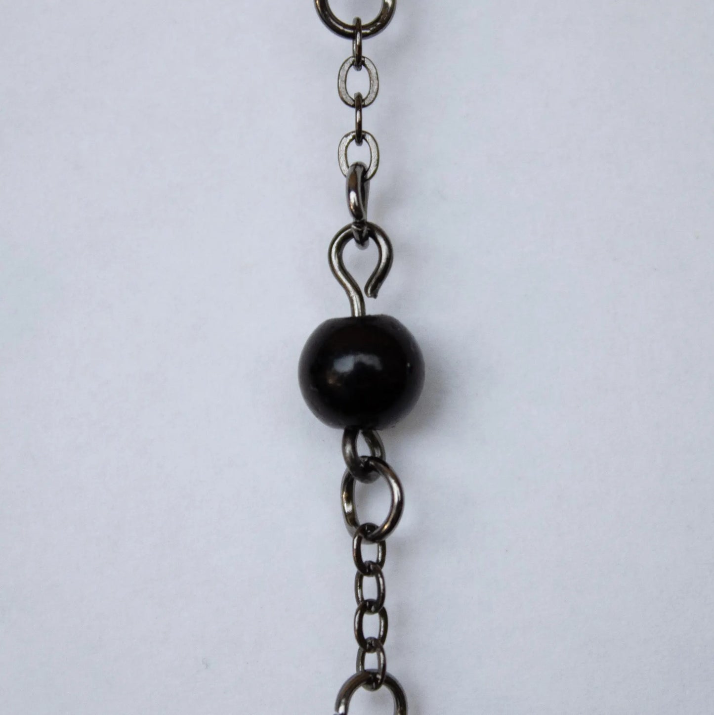 Black and Silver Dangle Earrings