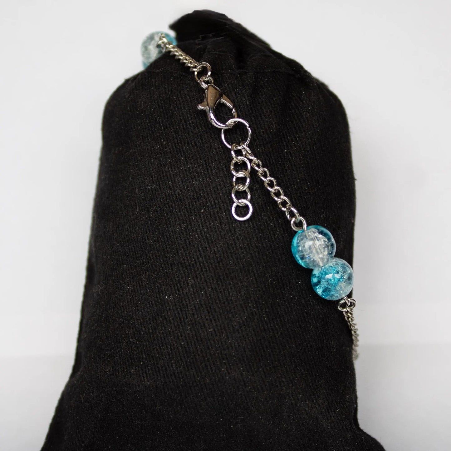 Blue and Clear Bracelet