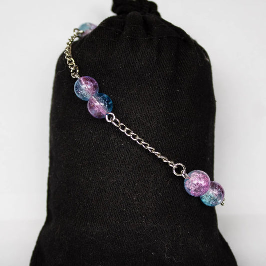 Blue and Pink Bracelet
