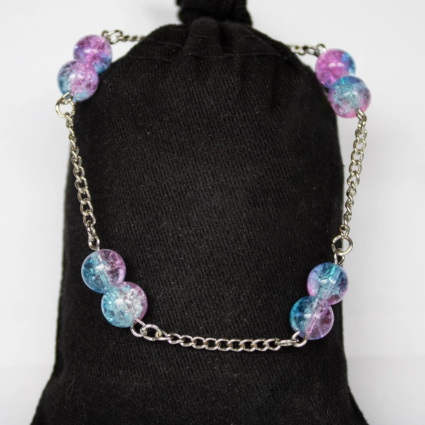 Blue and Pink Bracelet