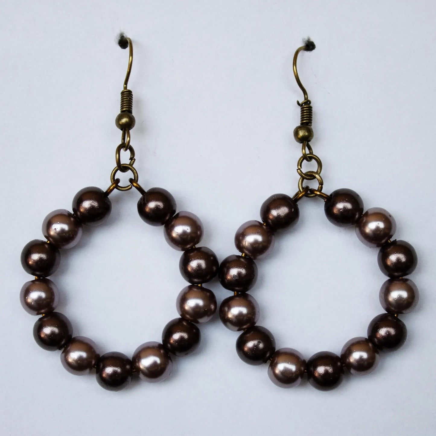 Bronze Round Earrings
