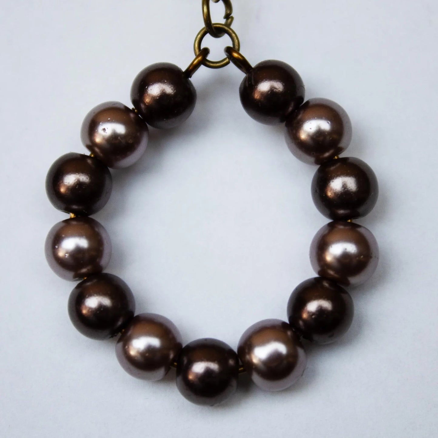 Bronze Round Earrings