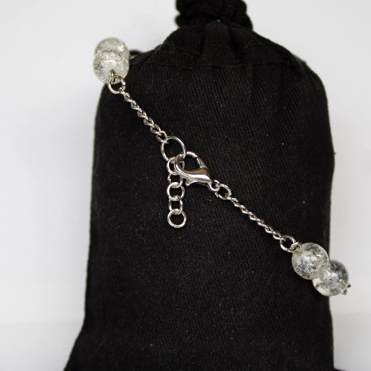 Clear Beaded Bracelet