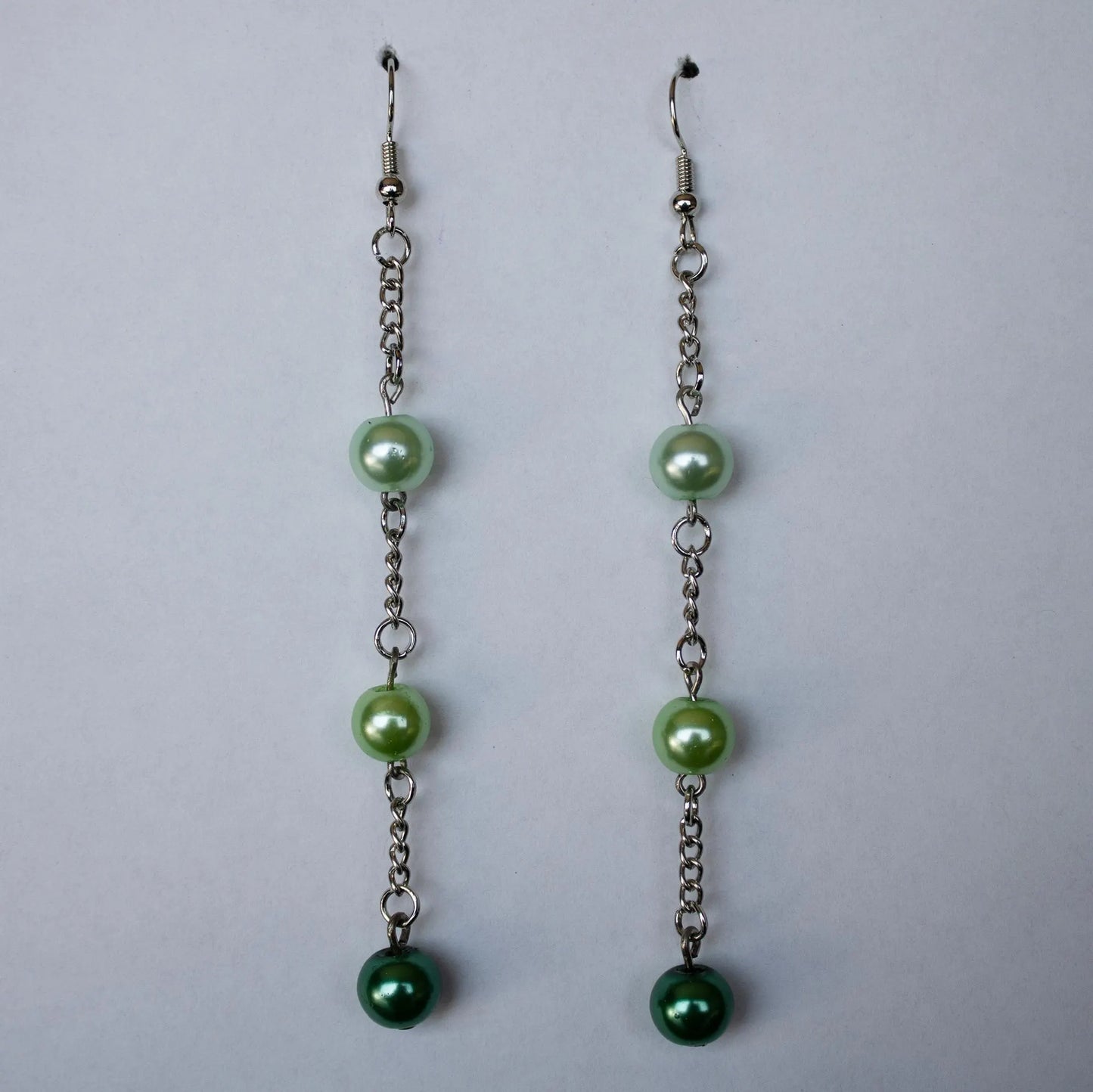 Green Dangle Earrings