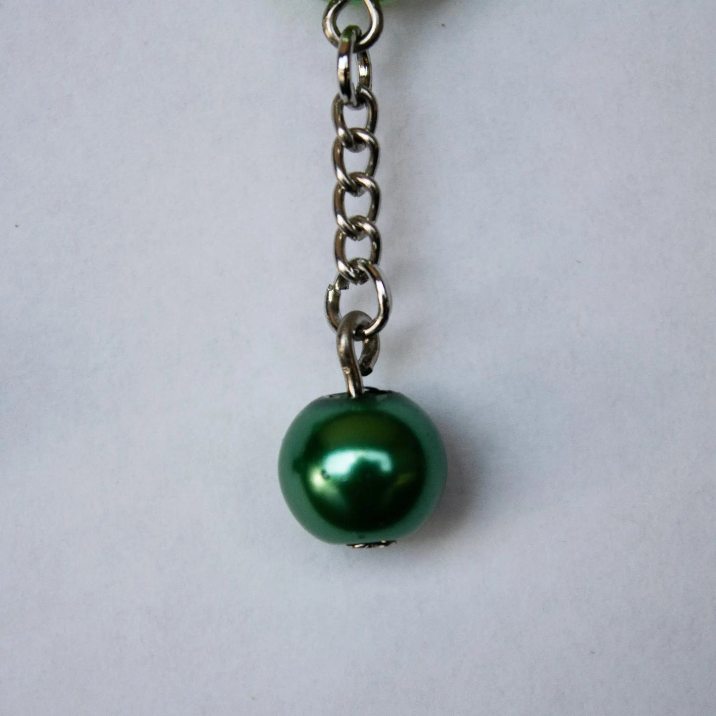 Green Dangle Earrings