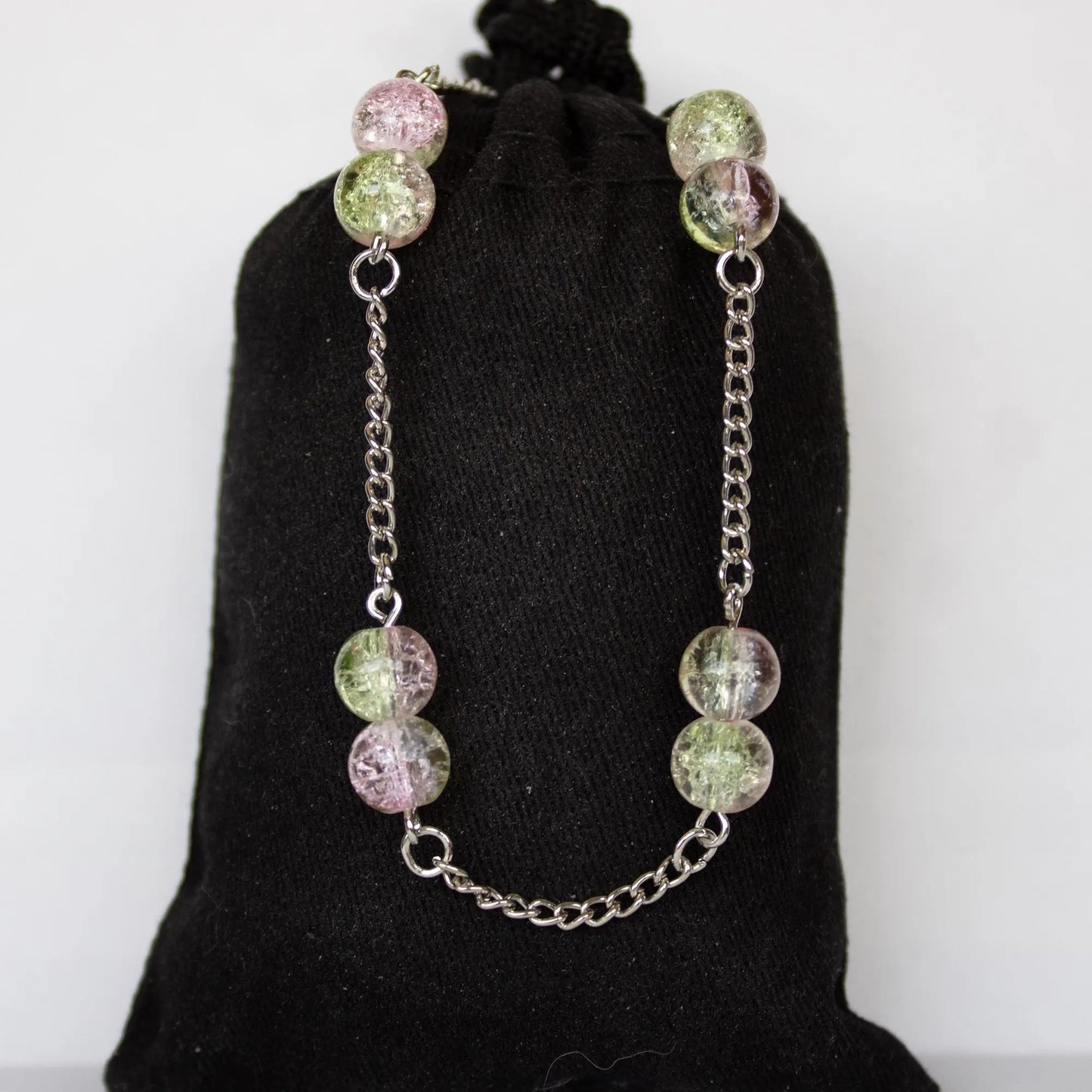 Green and Pink Bracelet