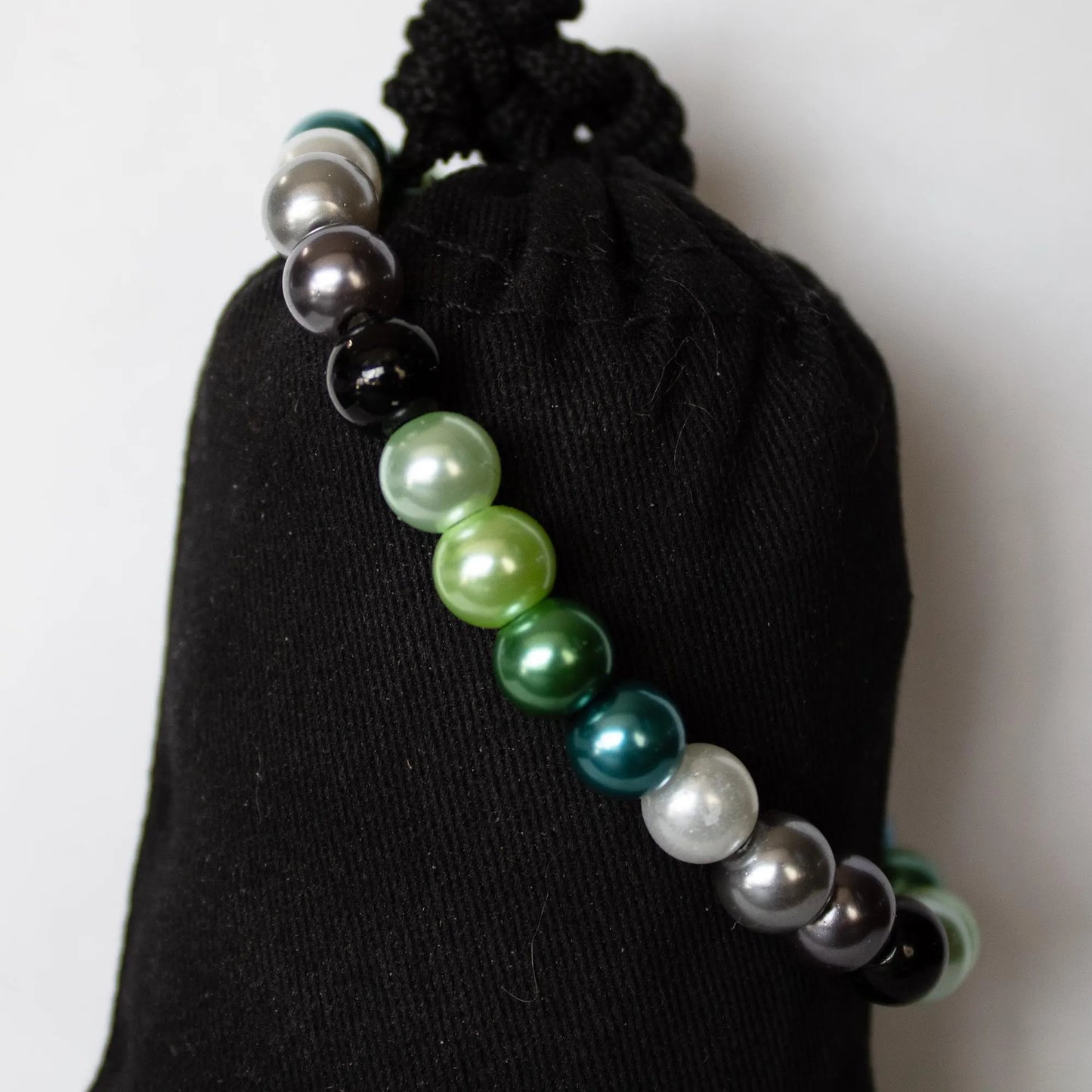 Green and Silver Bracelet