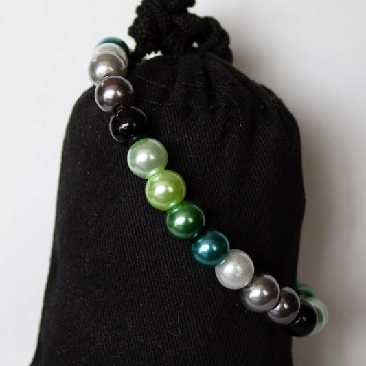Green and Silver Bracelet