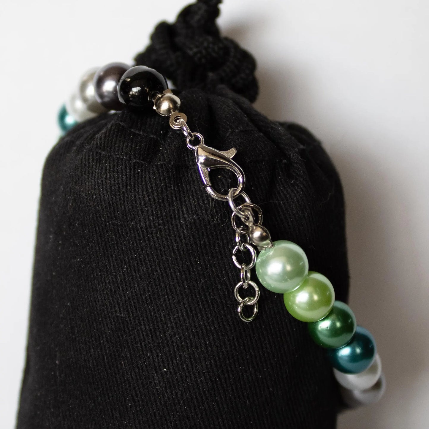 Green and Silver Bracelet