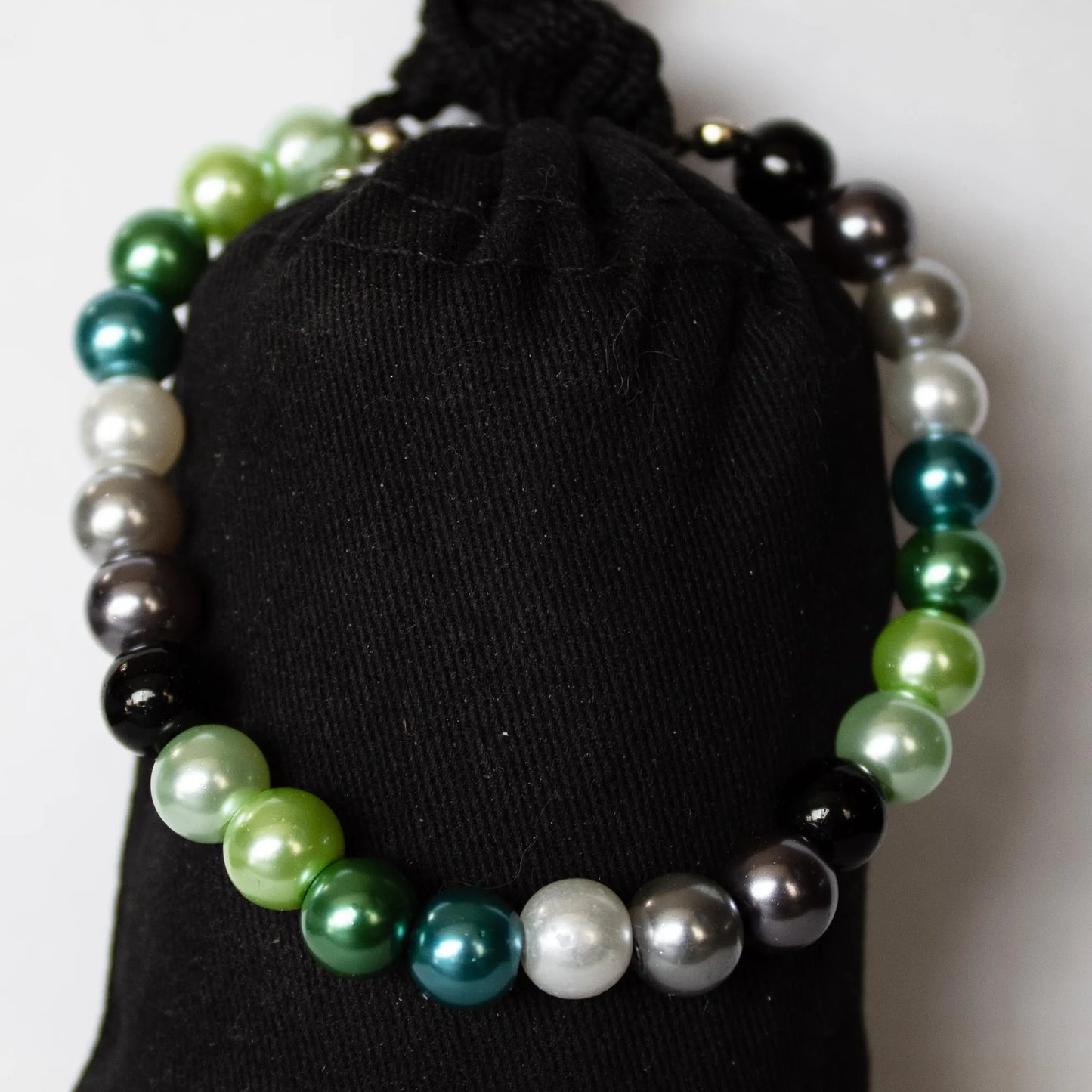 Green and Silver Bracelet