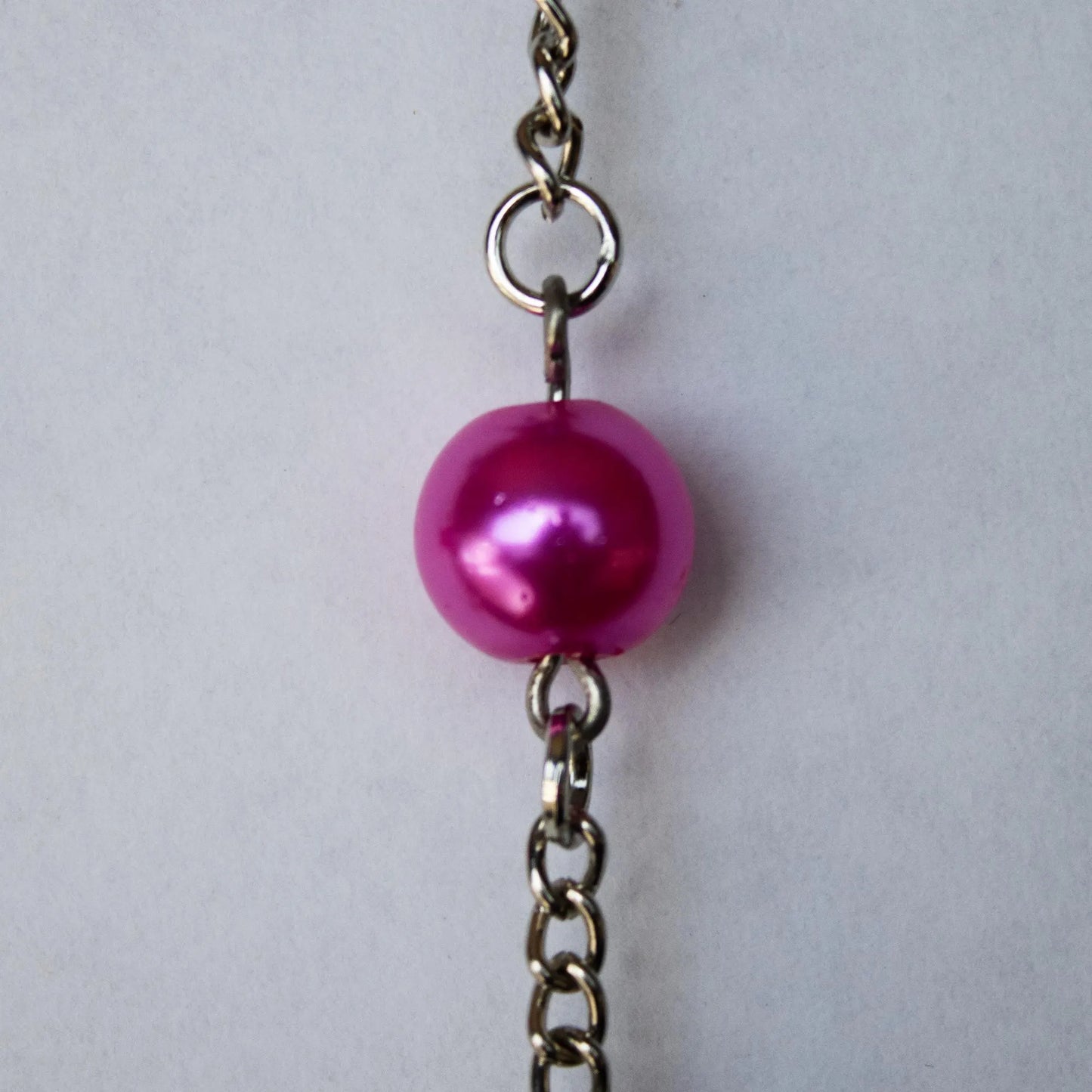 Pink and Purple Dangle Earrings