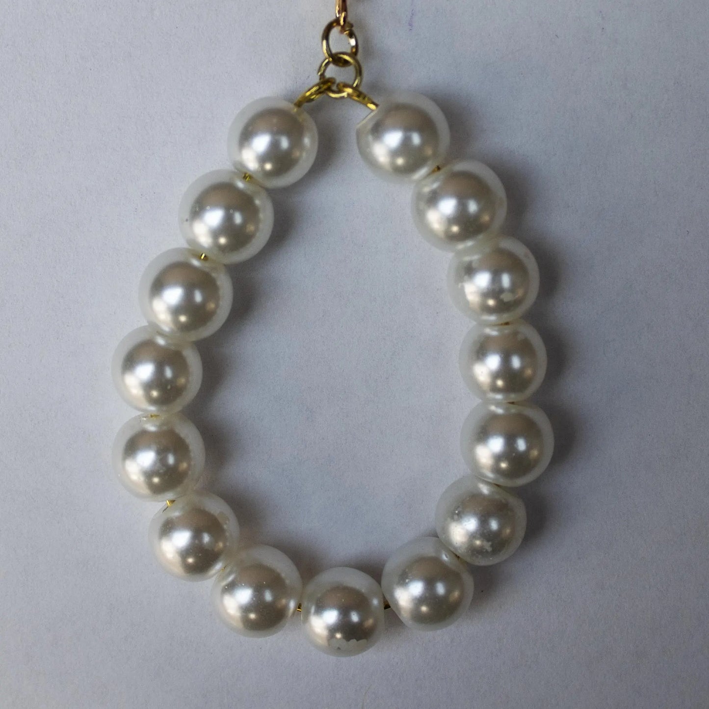 Pearly Teardrop Earrings