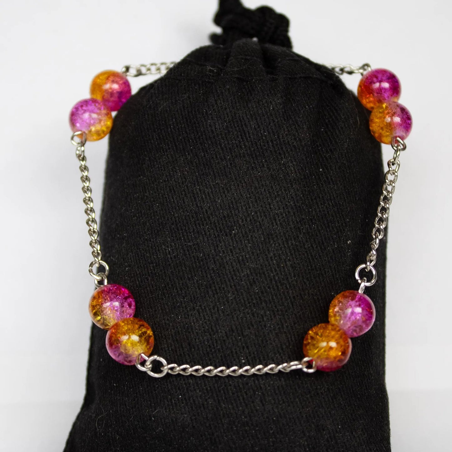 Pink and Orange Bracelet