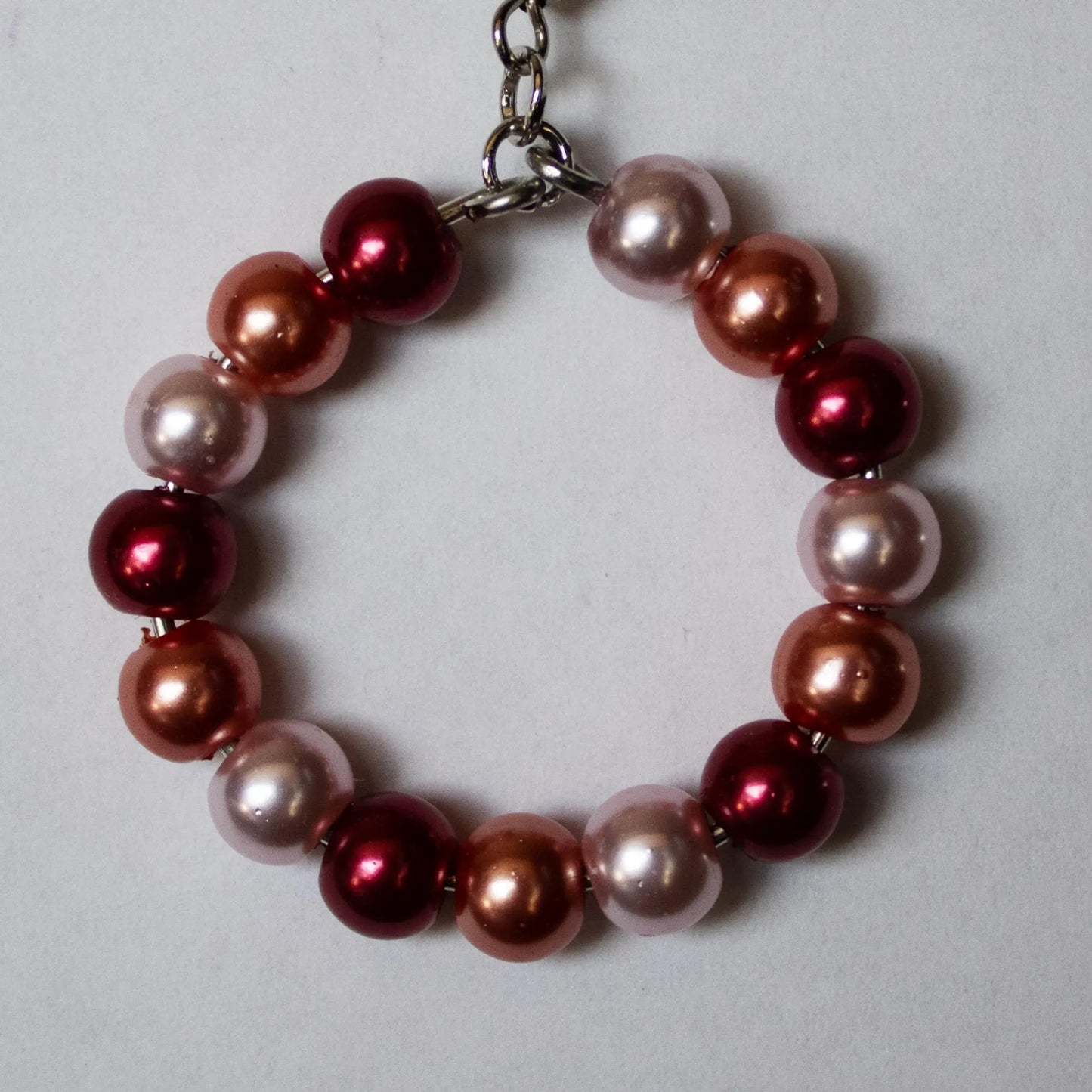 Red Round Earrings