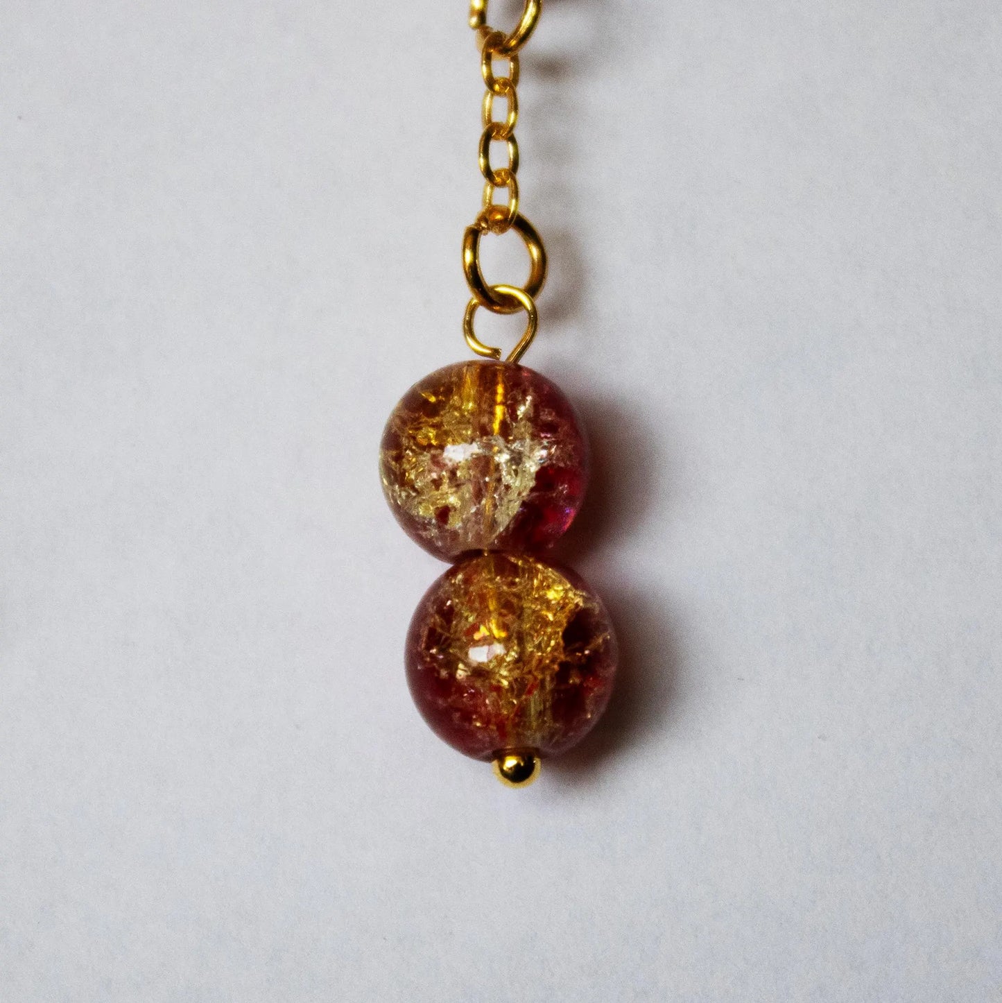 Red and Yellow Dangle Earrings