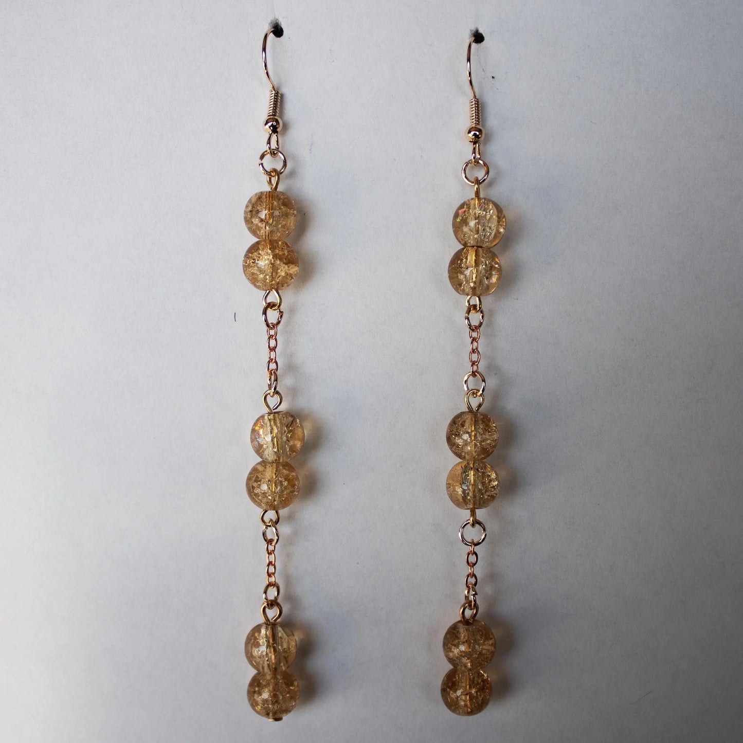 Rose Gold Dangle Earrings