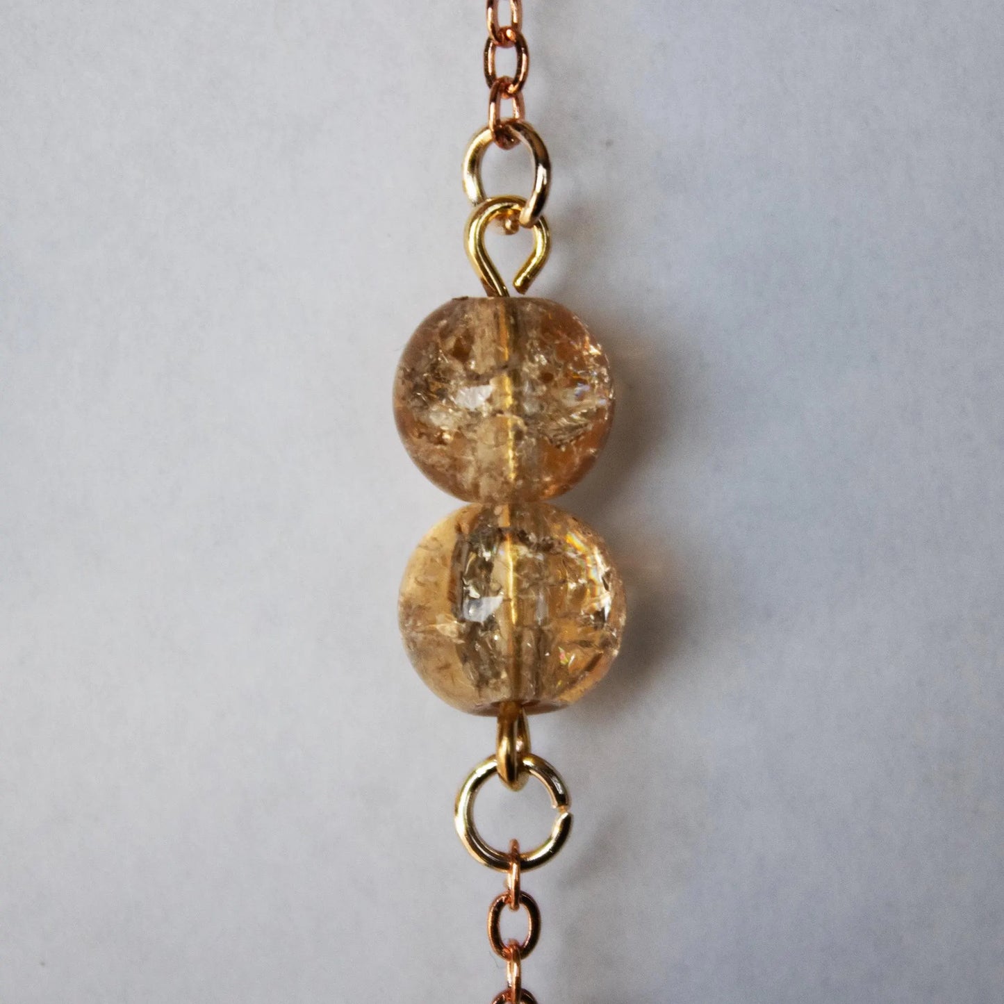 Rose Gold Dangle Earrings