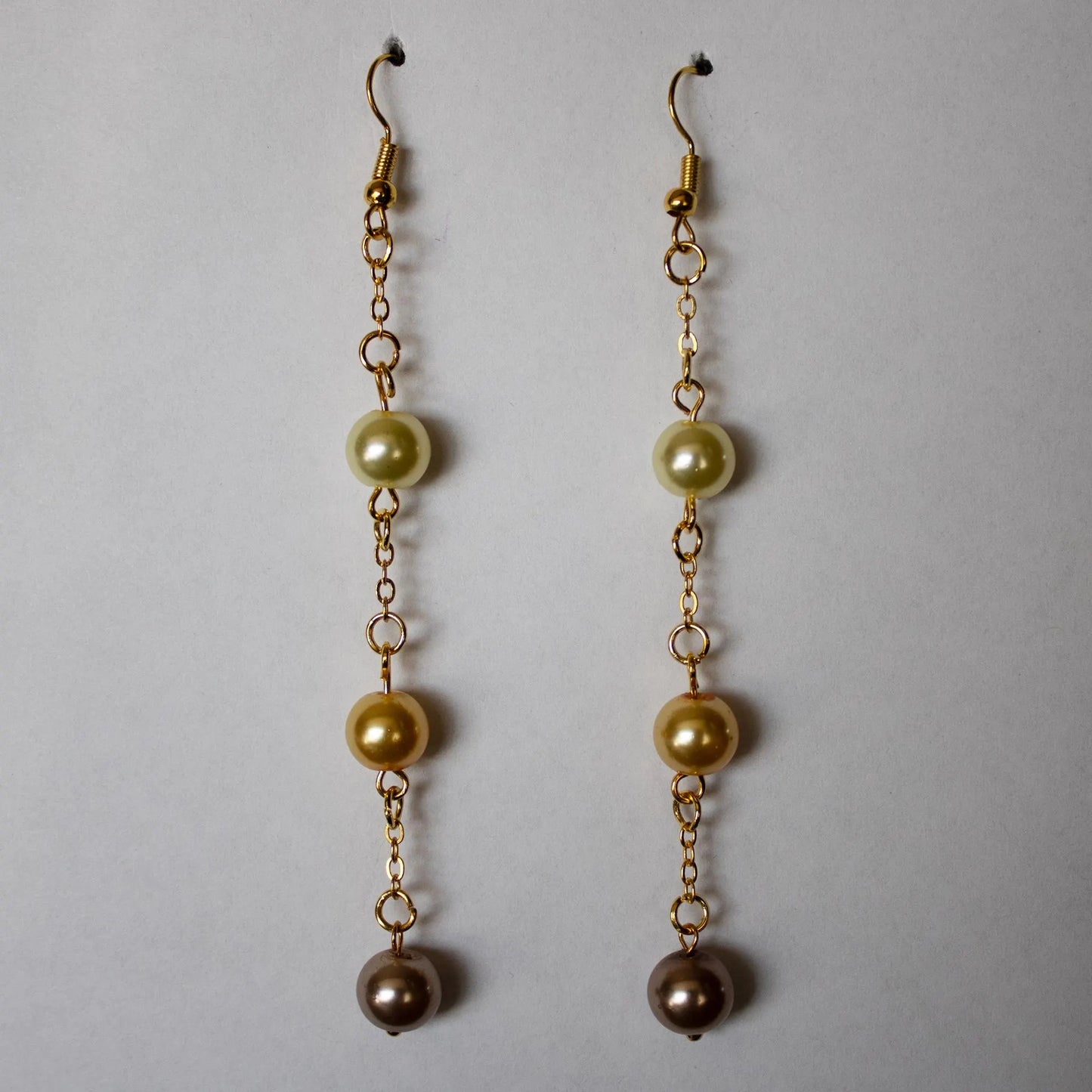 Yellow Dangle Earrings