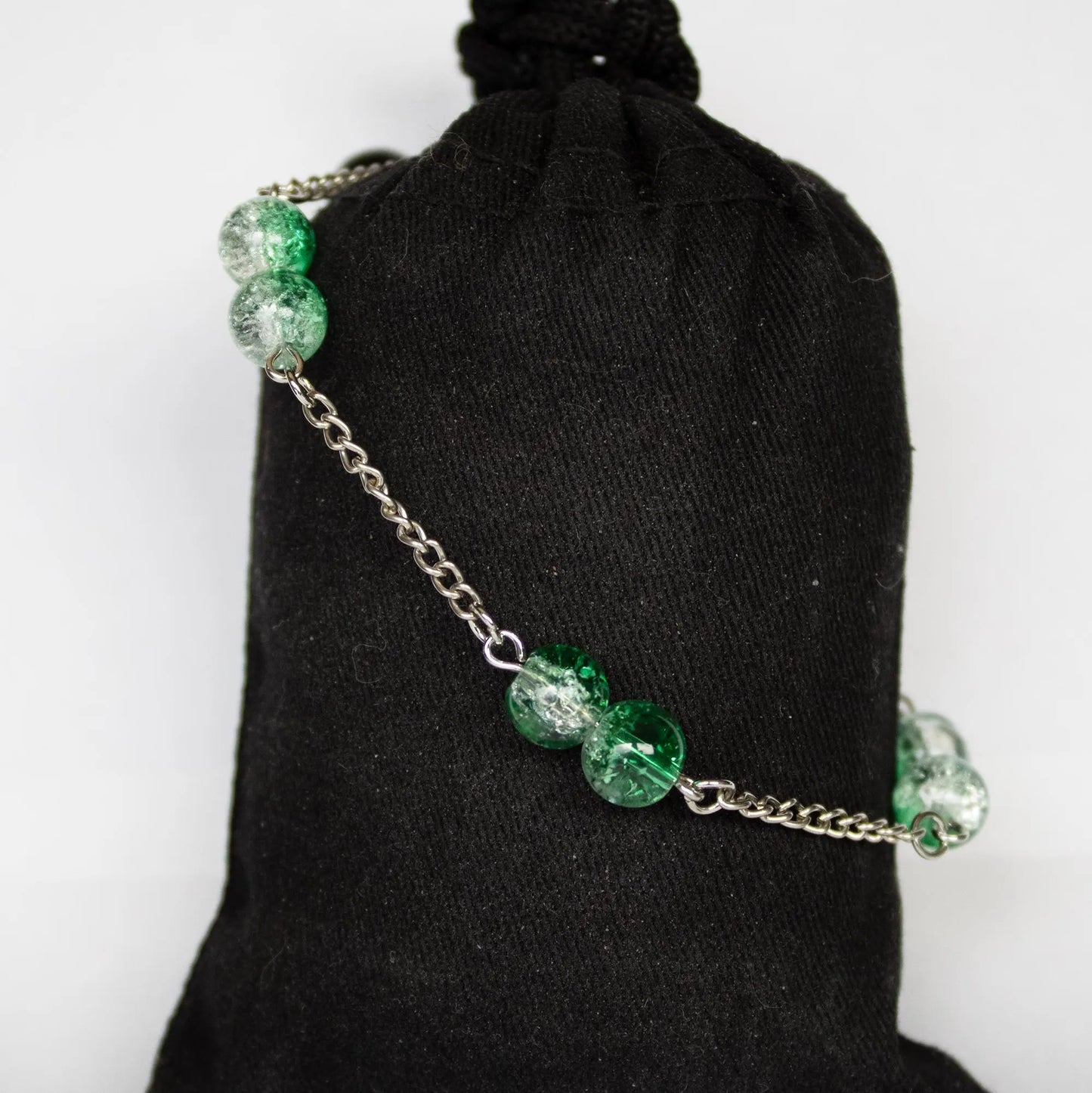 Green and Clear Bracelet